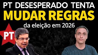 DESESPERADOS PT quer impedir Bolsonaro de eleger SENADORES em 2026 e tenta mudar as regras [upl. by Lloyd]