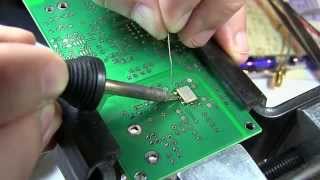 149 How to solder a leadless ceramic surface mount package  LCC  CLCC [upl. by Renado92]