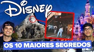 OS 10 MAIORES SEGREDOS DA DISNEY [upl. by Chuipek]