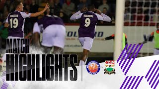 Match Highlights  Aldershot Town 01 Barnet FC [upl. by Leitnahs]