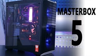 Cooler Master Masterbox Lite 5 RGB Review [upl. by Eldridge]