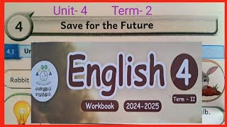 Save for the Future CLASS 4 ENGLISH WORKBOOK ANSWERS TERM 2 [upl. by Violet]