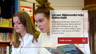 Inholland  Leraar Basisonderwijs Pabo Learning Labs in Rotterdam [upl. by Bigg327]