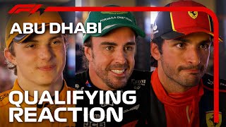 Drivers React After Qualifying  2023 Abu Dhabi Grand Prix [upl. by Loydie]