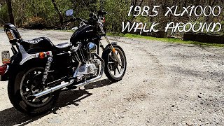 Walk Around XLX 1000 Sportster  1985 Harley Davidson XLX 1000 [upl. by Niotna]