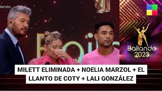 Milett Figueroa eliminada  El llanto de Coty Romero  Bailando2023  Programa completo 2123 [upl. by Ariel]