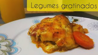 LEGUMES GRATINADOS AO MOLHO DE TOMATE MUITO FÁCIL  COZINHA TERAPIA [upl. by Goober286]