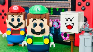 Luigi’s Mansion  Lego Mario and Luigi try to Save Princess Peach legomario nintendomario [upl. by Shiller24]