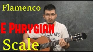 how to play Flamenco with the E Phrygian Scale [upl. by Ahsinyar]