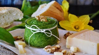 Receta como preparar pesto  fácil y rápido  Cocinando con Pamela  Episodio 50 [upl. by Hulen]