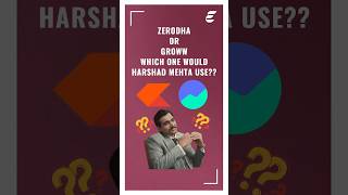 Zerodha vs Groww Which would Harshad Mehta choose harshadmehta zerodha groww stockmarket [upl. by Matilde]