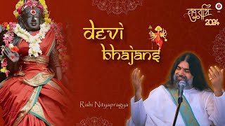 Devi Bhajans by Rishi Nityapragya  Art of Living Bhajans  Navratri 2024 Special [upl. by Annaicul]