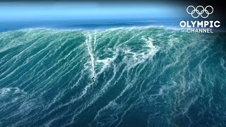 Are these the largest Waves ever surfed  Nazare 2020 The Beast Awakens [upl. by Paderna]