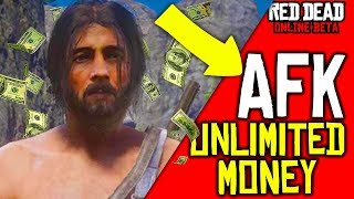 STAY AFK AND MAKE UNLIMITED MONEY in Red Dead Online Easy Money Making RDR2 Money Glitch [upl. by Inasah729]