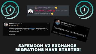 SAFEMOON V2 EXCHANGE MIGRATIONS STARTING BITMART COMING SOON [upl. by Haberman325]