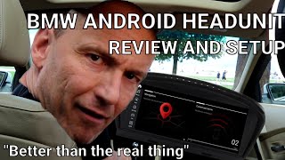 BMW Android Head Unit Review and Software Set Up [upl. by Corvese]