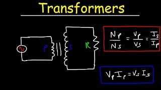 Transformers Physics Problems  Voltage Current amp Power Calculations  Electromagnetic Induction [upl. by Lorianne694]