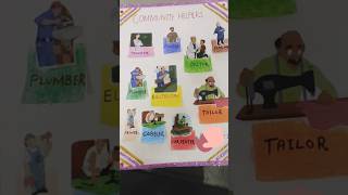 Community helper craft artandcraft shortfeed [upl. by Annirok]