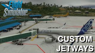 MSFS2020 Custom Jetway Tutorial by Richer Simulations [upl. by Ahseinet490]