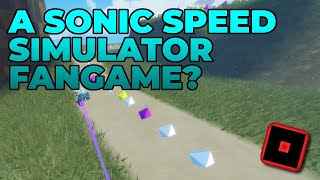 Playing fanmade sonic speed simulator [upl. by Nuahc329]