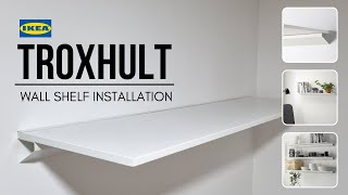 Ikea Troxhult Wall shelf installation [upl. by Moazami]