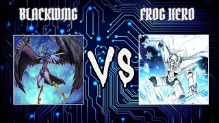 FanteBlackwing vs CocainorsoFrog Hero  Yugioh Edison Format  Dueling Book [upl. by Hcurab]