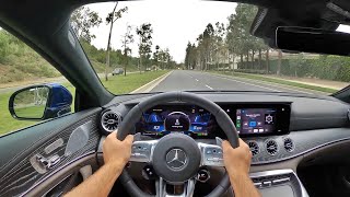 2021 MercedesAMG GT 43 4Door Coupe POV Test Drive 3D AudioASMR [upl. by Hollyanne]