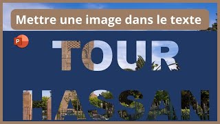 Comment déplacer une image dans un texte dans Ms PowerPoint [upl. by Malliw]