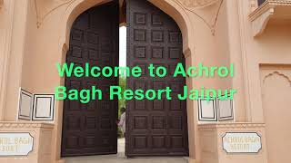 Achrol Bagh Resort Jaipur [upl. by Ardnuaek]