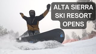 Alta Sierra Ski Resort Opens [upl. by Fabrianne]