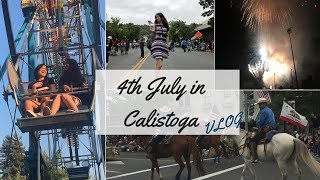 4th July in Calistoga California  Parade Fairgrounds  VLOG [upl. by Wj263]