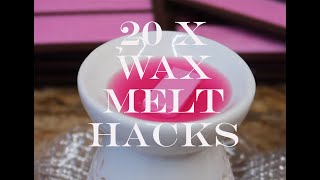 20 Pro Tips For Making Wax Melts  Wax Melt Hacks [upl. by Yenrab]