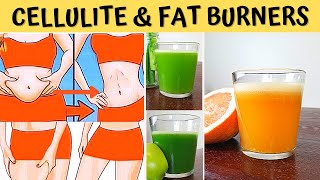 Cellulite Removing amp Fat Burning Juices Recipe 3 Extreme Weight Loss Drinks [upl. by Eleinad]