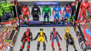 AVENGERS TOYSaction figuresunboxingcheap pricespidermanironmanhulkthortoys 6 [upl. by Nidnal398]