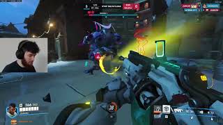 Dafran ZENYATTA BAPTISTE COMPETITIVE Gameplay  OVERWATCH VOD Replays [upl. by Enoved]