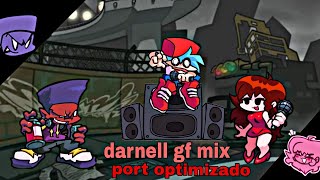 FNF update darnell GF MIX pych engine port optimizado [upl. by Casi772]