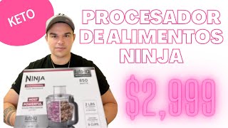 UNBOXING PROCESADOR DE ALIMENTOS NINJA EN ESPAÑOL  NINJA FOOD PROCESSOR REVIEW 2022 [upl. by Arbuckle]