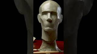 Simplified Stylized Head In Chavant Medium NSP Clay [upl. by Feeley54]