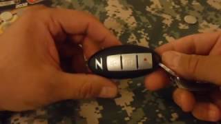 2016 Nissan 370z Key Fob Battery Replacement [upl. by Nosreffej]