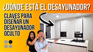 Diseña un DESAYUNADOR OCULTO en tu cocina con el mueble ESCAMOTEABLE Cocinas CJR [upl. by Erdua546]