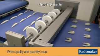 Rademaker industrial Croissant production line [upl. by Eralc]