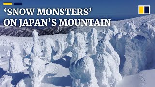 Japan’s bizarre ‘snow monsters’ attract tourists to Mount Zao [upl. by Lizabeth]