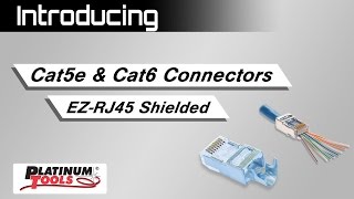 Introducing Cat5e amp Cat6 Connectors EZRJ45 Shielded [upl. by Fernandez871]