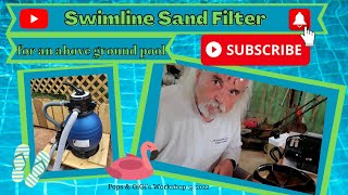 How to Assemble a Swimline HydroTools 12 inch Sand Filter for an Above Ground Swimming Pool [upl. by Adnalahs]