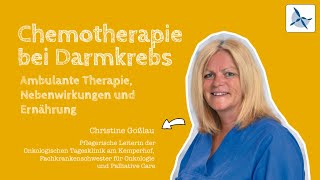 Chemotherapie bei Darmkrebs Ambulante Therapie Nebenwirkungen und Ernährung [upl. by Der]