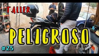 CASI ME QUEDO SIN MOTO EN UN TALLER DE MARRUECOS 25 [upl. by Sergei]