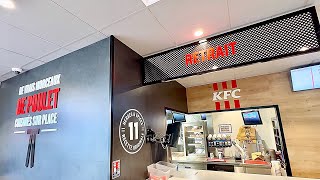 KFC Kentucky Fried Chicken Fast Food Restaurant Review  Libourne Bordeaux France 🇫🇷 [upl. by Marlena]