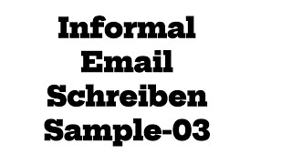 Email writing Sample 03  Schreiben Teil 2 Explained in Bangla with Tips and Tricks [upl. by Coleman166]