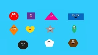 Flashcards Shapes for kids  Learn colors Flashcards [upl. by Elcin]