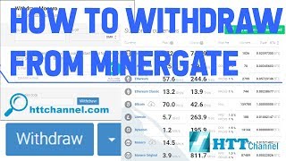 How to Withdraw Monero from Minergate App httchannel [upl. by Obnukotalo]